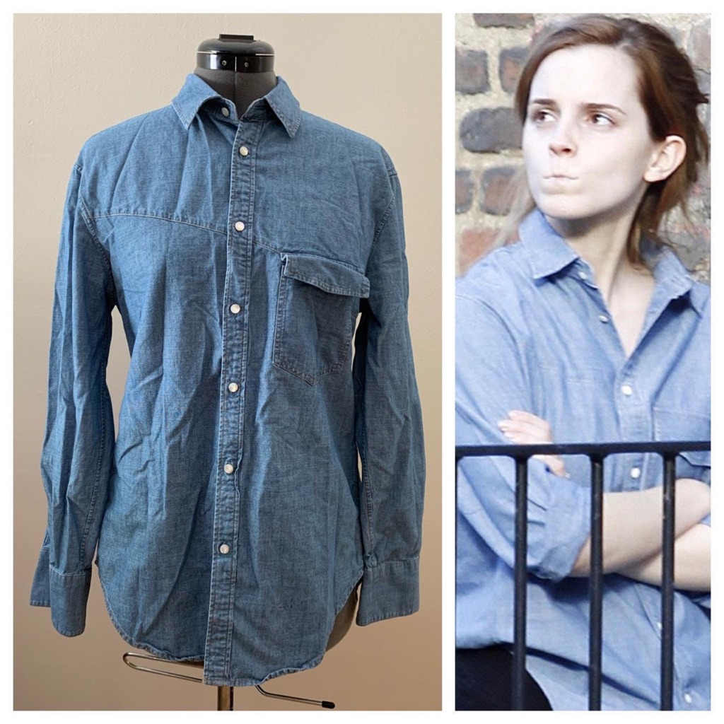 Boy By Band Of Outsiders Chambray Button Down Shirt  Aso Emma Watson